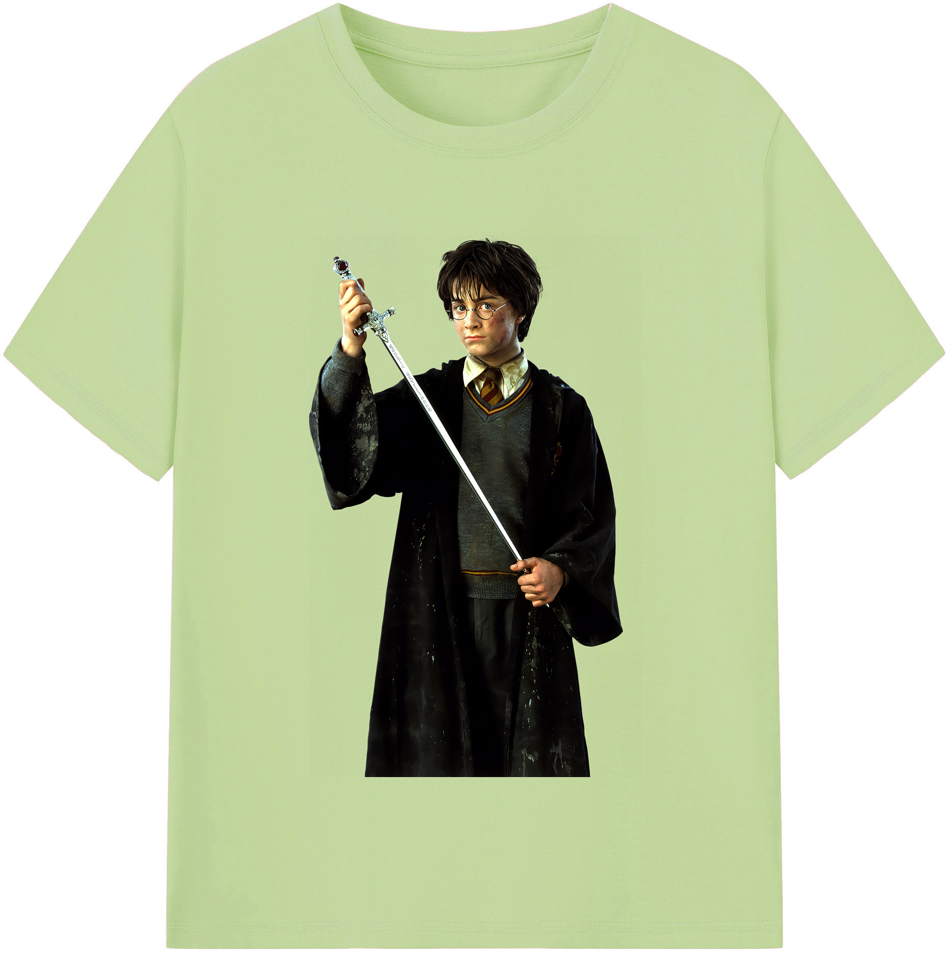 （画像用） Harry Potter ハリー・ポッターシリーズ 綿100％半袖Tシャツ（フロントプリント）